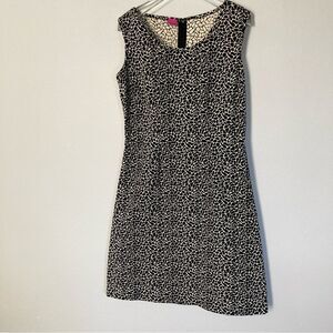 Save the Queen Dress Abstract Floral Jacquard Woven Stretch‎ Sheath Large